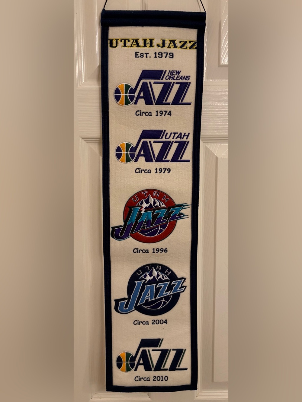 Utah Jazz NBA Heritage Banner